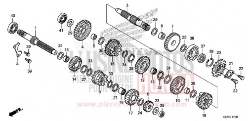 BOITE DE VITESSES CRF250LD de 2013